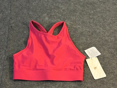 Fabletics Women's Ella High-Impact Sports Bra II Magenta Size Small NWT $65