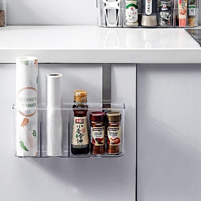 Over the Cabinet Door Organizer Holder,Spice Organizer for Cabinet,Wall Mount...