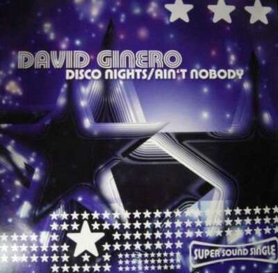 David Ginero - Disco Nights / Ain't Nobody 12'' Vinyl Schallplatte 4