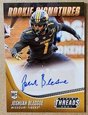 2021 Panini Chronicles Draft Picks Orange Joshuah Bledsoe TS-JBL Auto Signatures