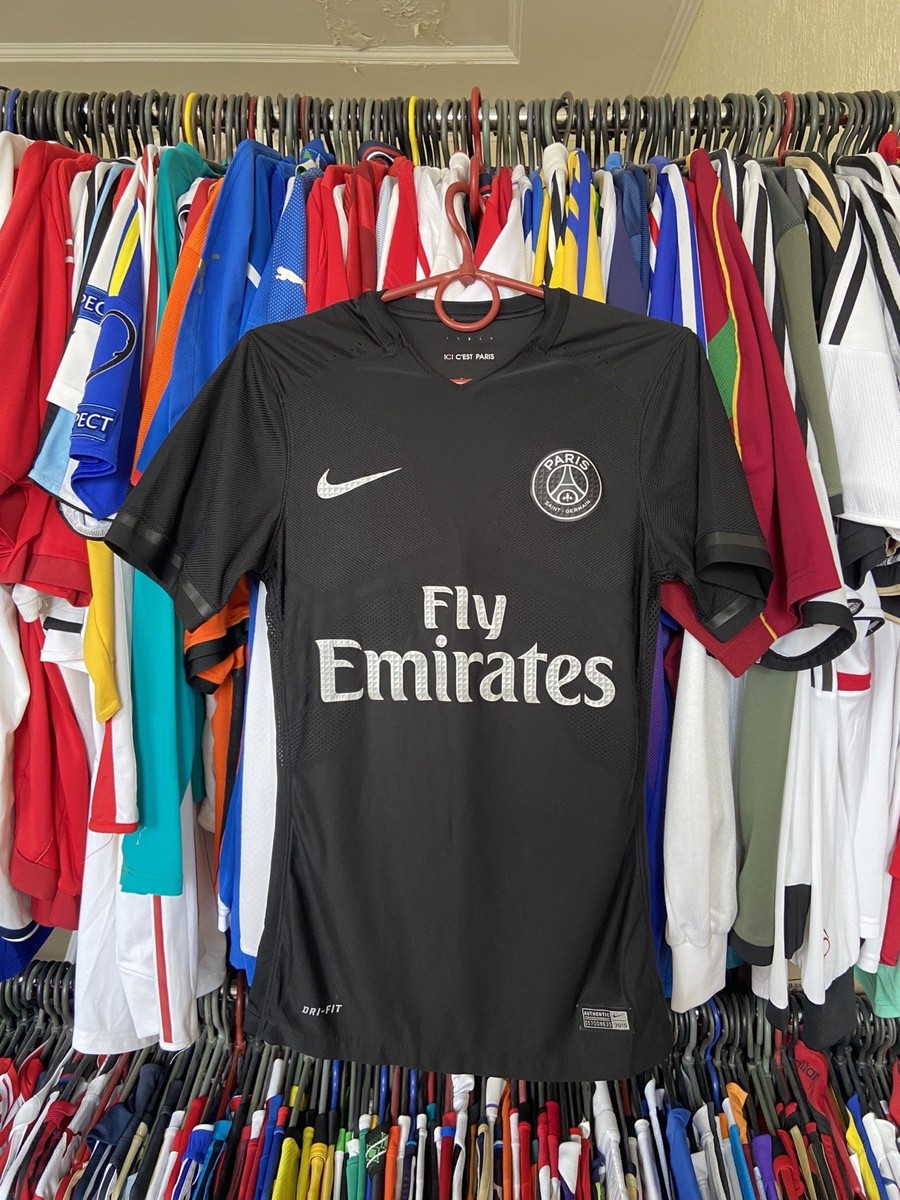 PARIS SAINT GERMAIN 2015 2016 THIRD SHIRT JERSEY PLAYER ISSUE NIKE
