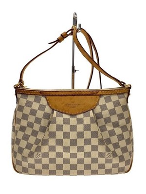 Louis Vuitton Shoulder Bag Syracusa PM Dami Air Zul PVC WHT Used