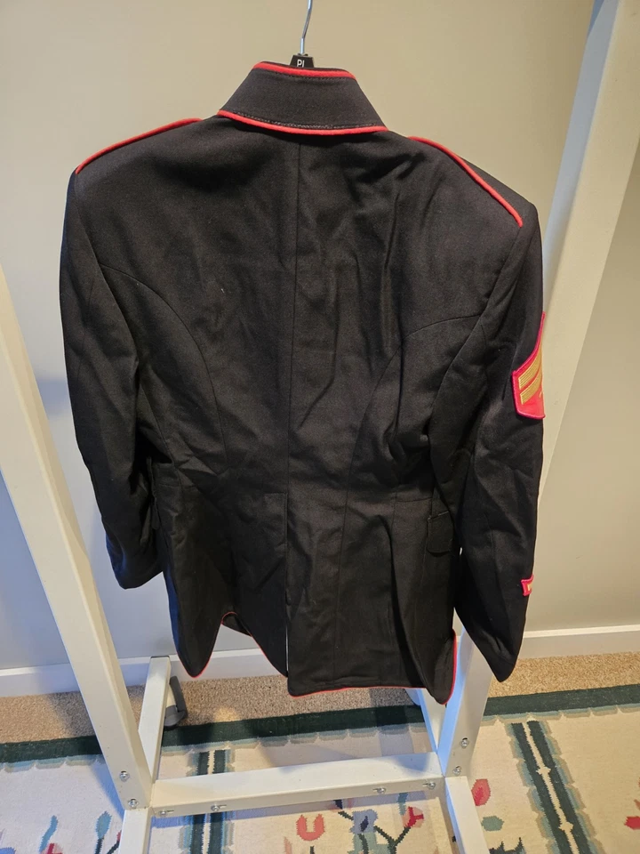 USMC Marine Corps Dress Uniform Jacket/Pants/Shirts Set Lot Collectors 39R/40R - Image 2 of 4