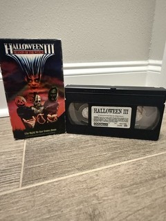 Halloween III: Season of the Witch 1996 VHS Horror Cult Classic Not Tested