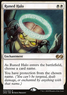 MTG Magic the Gathering Runed Halo (34/271) Ultimate Masters LP