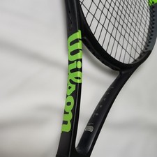 Wilson Blade 100L V7 Tennis Racket 285g Black/Green Hard Court