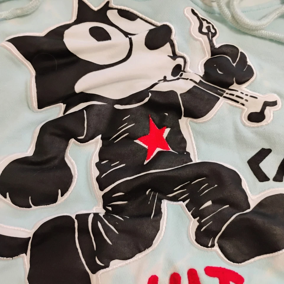 Sudadera con Capucha Punk Rock - Azul - Hudson Outerwear Gráfico Grunge Sudadera con Capucha 2XL Foto 2 de 4