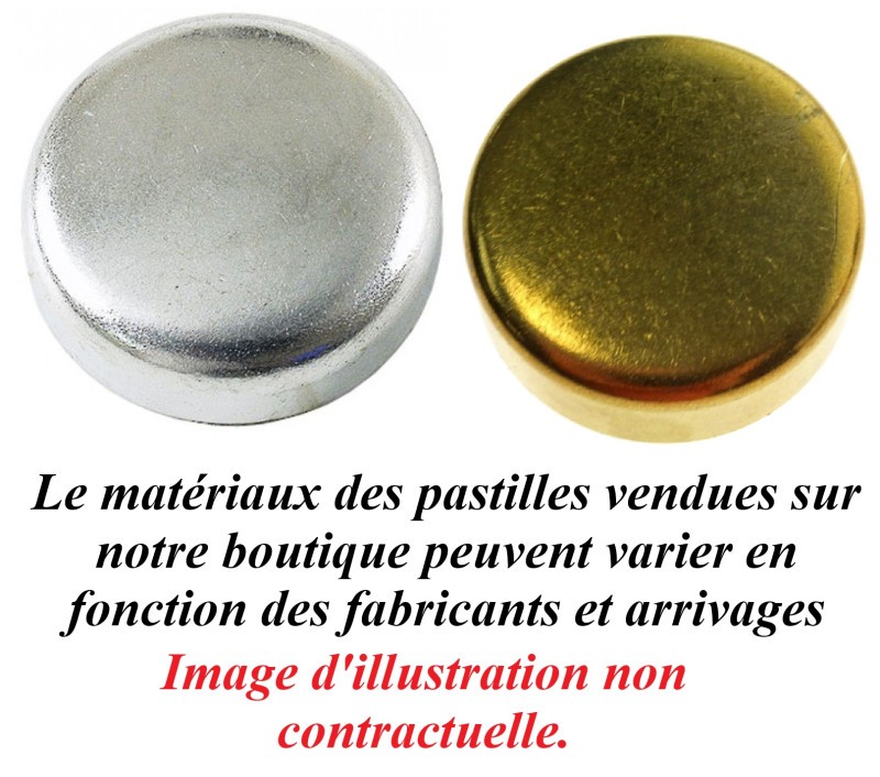 Pastilles de sablage 25 mm anti-fuite pour bloc moteur corrodé et poreux