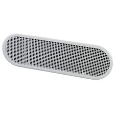 Master Flow Soffit Vent 4"x12" Oval UV Resistant Resin White (Carton of 36)