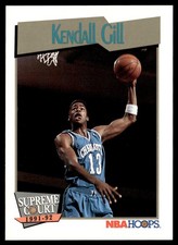 1991-92 Hoops Kendall Gill Charlotte Hornets #454