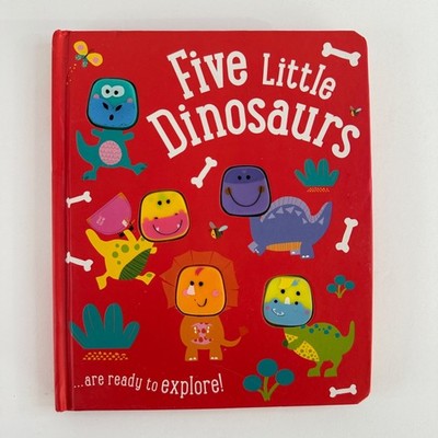 Five Little Dinosaurs book by Make Believe Ideas, Silicone Soft Counting (Board)