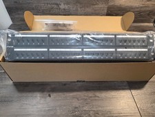 FGB 48-Port Cat6 Patch Panel 2U for 19-Inch Rack or Wall Mount