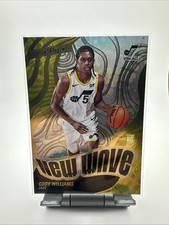 2024-25 Revolution Basketball - Cody Williams - New Wave #5 (RC) Jazz Rookie
