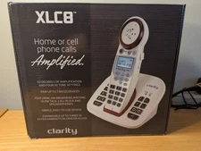 Clarity XLC8 Amplified Phone w/answering machine-  New Open box