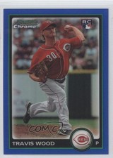 2010 Bowman Chrome Blue Refractor 67/150 Travis Wood #191 2i0