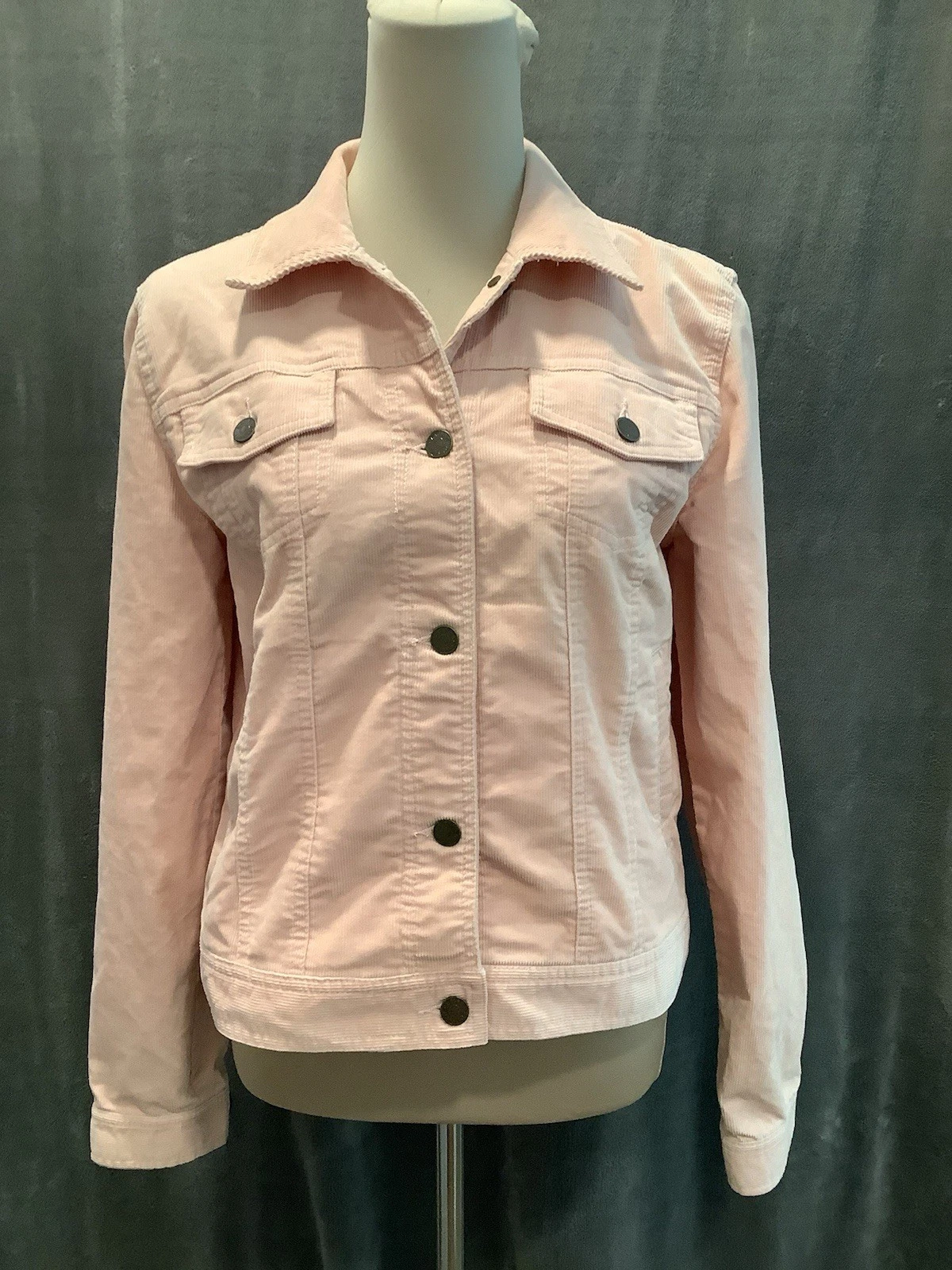 Ralph Lauren Jeans Co. Trucker Style Button Down Stretch Corduroy Jacket M