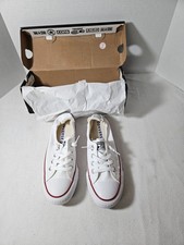Converse All Star Shoreline White Sneakers Women's Size 7.5 Brand New 
