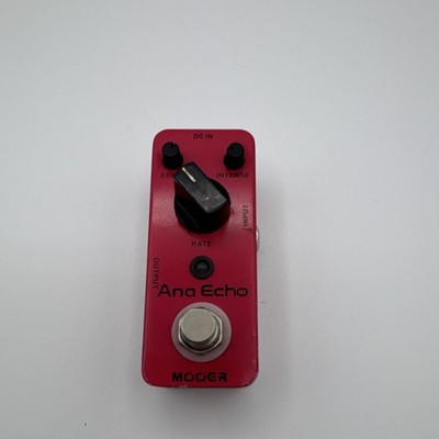 MOOER Ana Echo Analog Guitar Effects Pedal Compact Micro Series Red