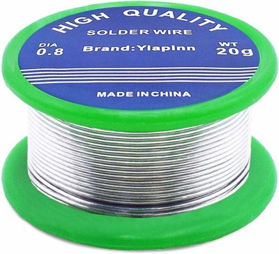Lötzinn, 0,8 mm Lötdraht bleifrei Sn99,3 Cu0,7 mit Kolophoniumkern 20 g 