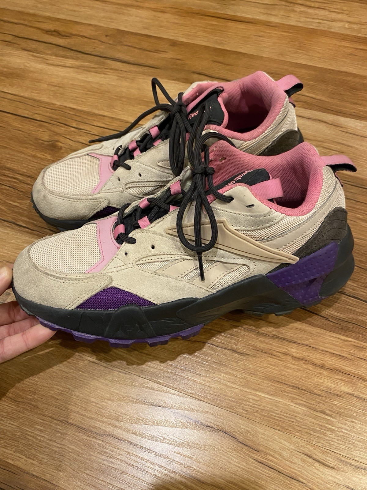 Sneakers Reebok Aztrek Double Mix Trail women's Buff/True Grey/Regal Purple-image