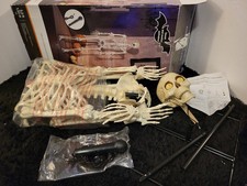 Halloween Home Accents Holiday 5 Ft LED Skeleton Sound Motion Activat