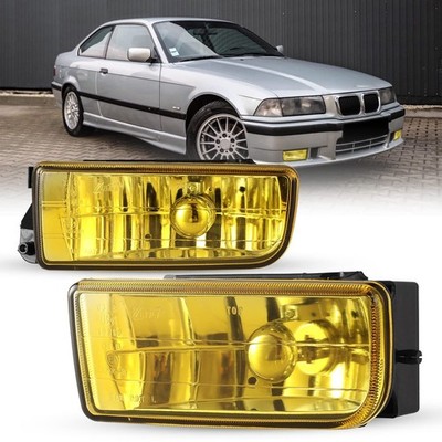 Fog Lights for BMW M3 E36 1992-1999 - Yellow Lens Fog Lamps Replacement Assembly