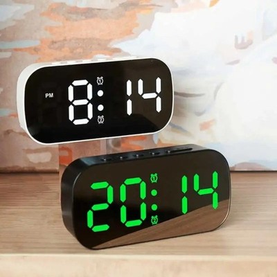 Digitaluhr mit Wecker Temperaturanzeige Moderne Tischuhr