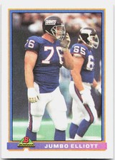 1991 Bowman #369 Jumbo Elliott