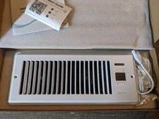 Smart Register Booster Fan – Quiet 4" x 12" AC Vent | WiFi App & Dual Thermostat