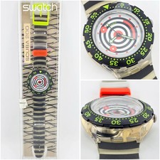 Swatch Scuba 200 SDK127 Smile 1996 NOS Vintage Diver Watch
