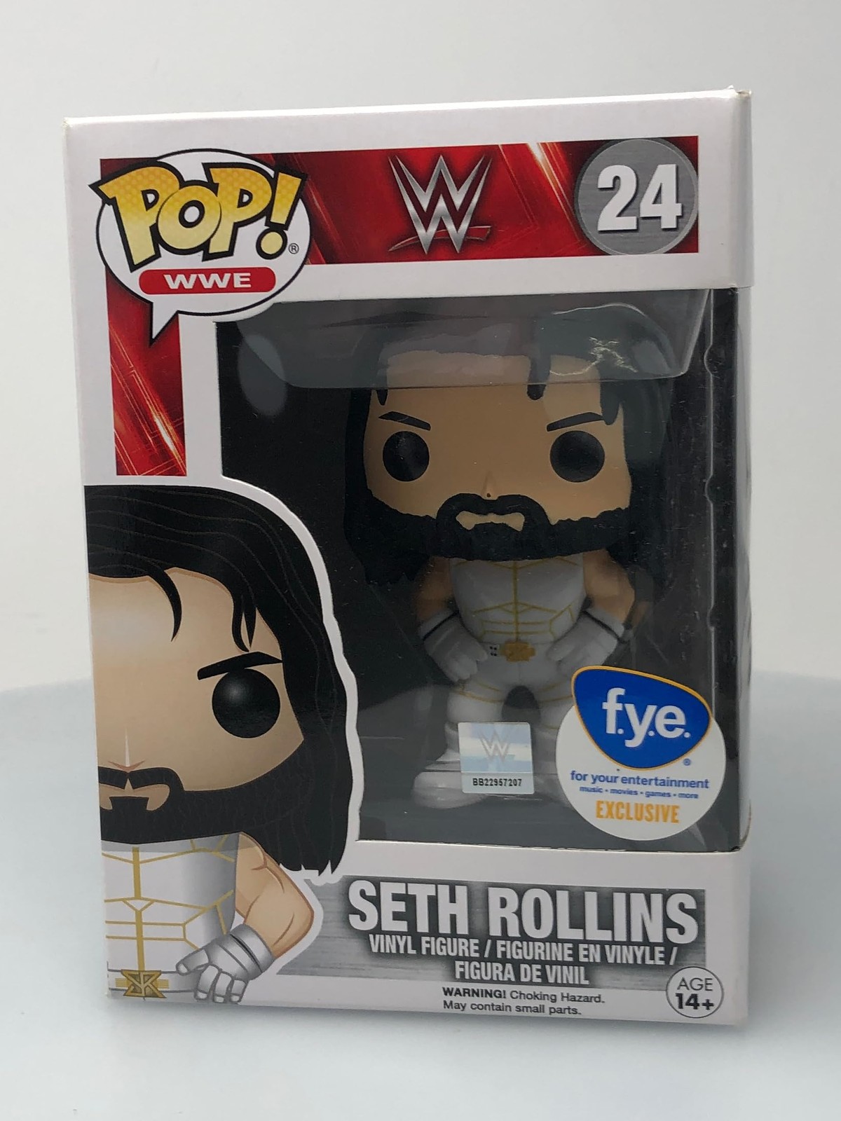 Funko Pop! Figura Vinilo Exclusiva Wwe Seth Rollins #24 Fye Caja Dañada Ver Fotos