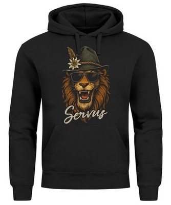 Hoodie Men's Oktoberfest Servus Lion with Costume Hat Replacement Costume