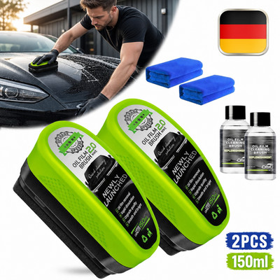 Autoglasreiniger Multifunktional 2 STK 150ml Ölfilm Wasserabweisend Kratzfrei