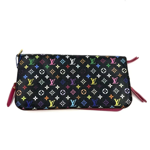 10.09.07 Louis Vuitton Monogram Multicolore Insolite Wallet Black Red