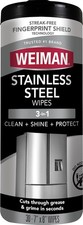 Stainless Steel Cleaner: 30 Count Cleaning Wipes, Removes Dirt, Grime, Grease