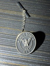 Boy Scouts Of America Eagle Scout Dad Sterling Silver Tie Tac New Discontinued