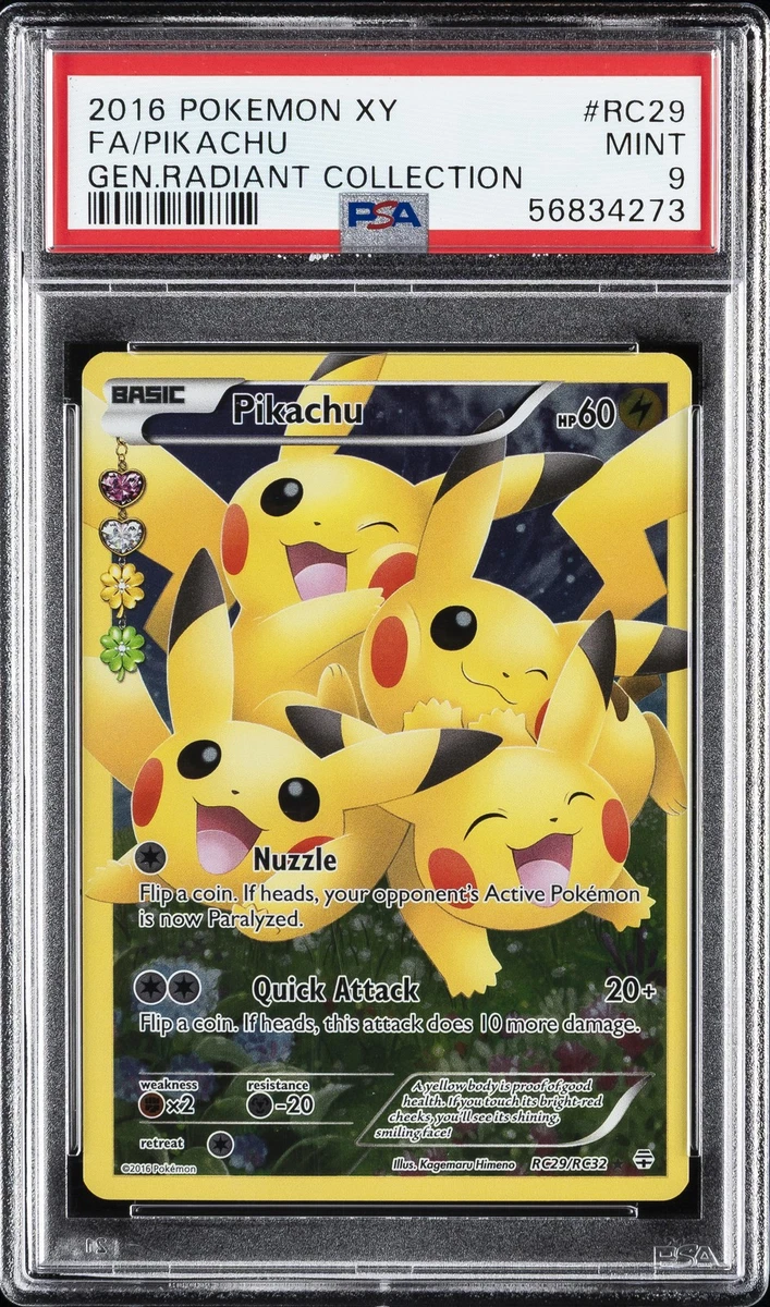 PSA6 ピカチュウ RC29 ポケモンカード Pikachu Pokémon TCG Generations Ultra Rare Individual Collectible