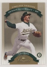 2002 Donruss Classics Legend Timeless Tributes 98/100 Dennis Eckersley HOF s7f