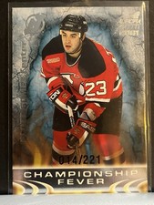 Pacific 2000-01 Aurora Scott Gomez Championship Fever Serial #014/221 NHL Card