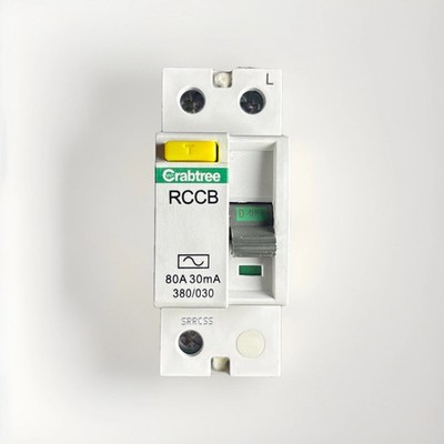 Crabtree Starbreaker 80A 30mA DP RCCB - 380/030