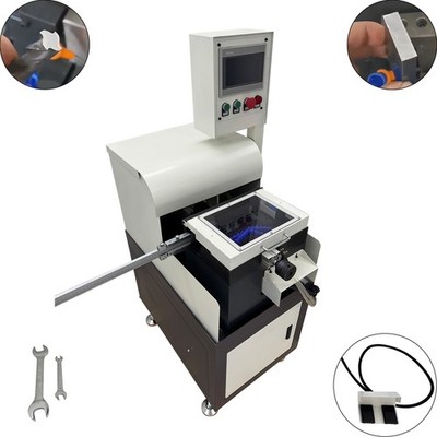 110V 1.5KW Automatic CNC Rotary Cutting-off Machine Pin Cutting Machine 3600rpm