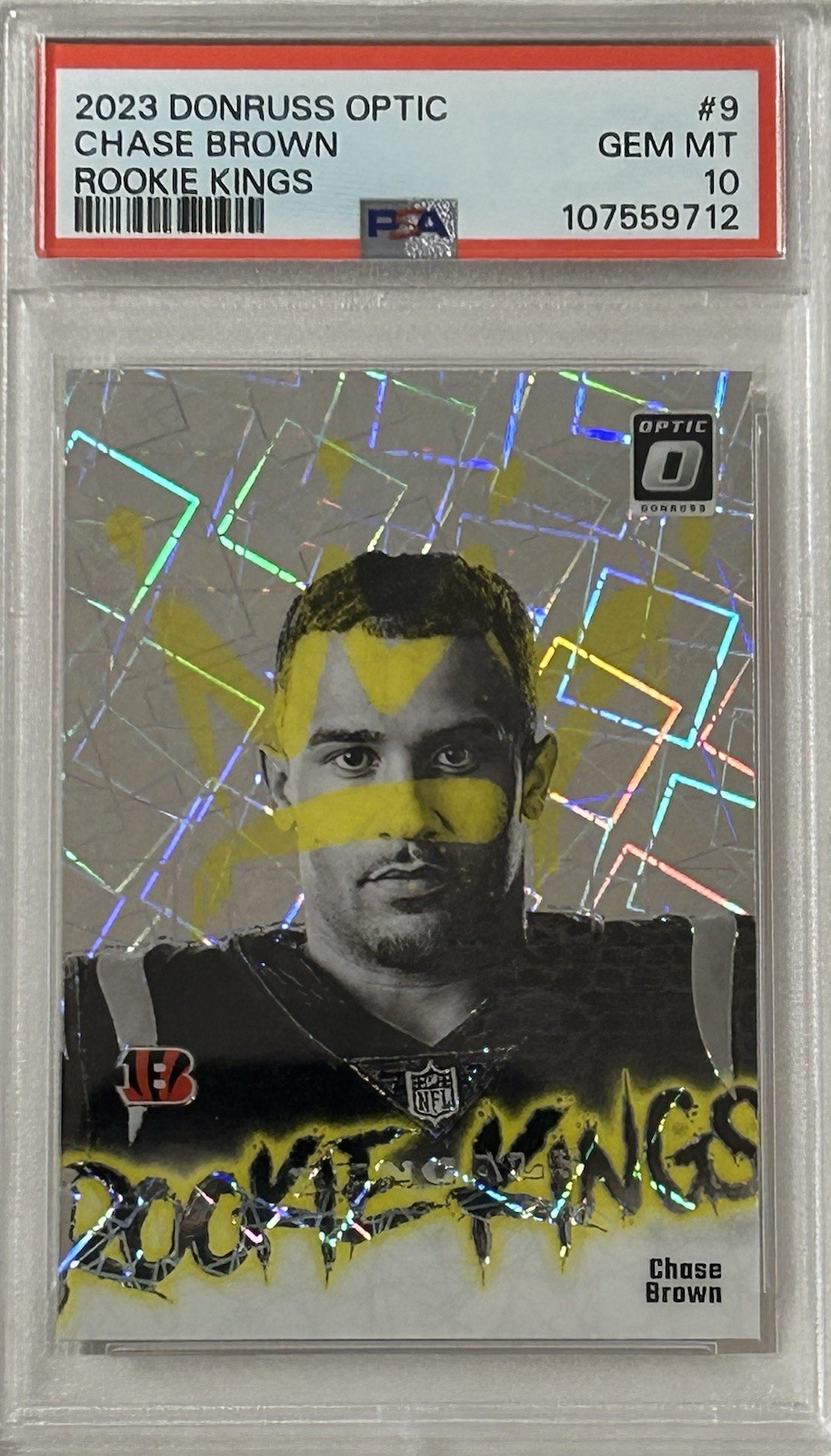 Chase Brown Panini Donruss Optic Rookie Kings #9 Base