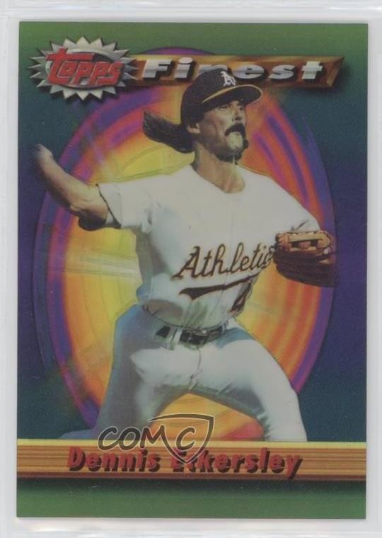 1994 Topps Finest Refractor Dennis Eckersley #206 HOF 0e5c