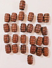 26 Wood Barrels from Budweiser Cast Iron Wagon Vintage Toy