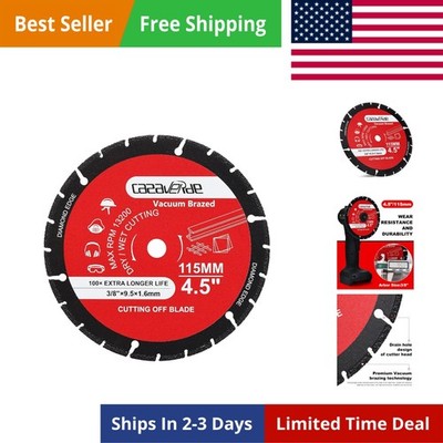 4.5'' Diamond Cutting Wheel for Metal,Diamond Cutting Wheel with 3/8'' Arbor fo...