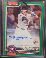 2026 Topps Series 1 Jacob Melton RC- Green Foil Auto /99