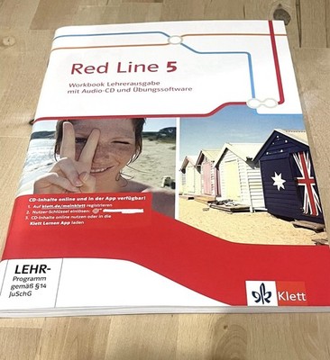 Red Line 5 Workbook Lehrerausgabe + Audio-CD + Übungssoftware, Klasse 9, Ausgabe
