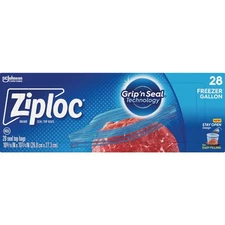 Ziploc Gal. Freezer Bag (28-Count) 382 Ziploc 382 025700003823