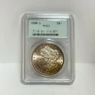 1880-S Morgan Silver Dollar PCGS Graded MS63