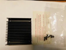 2 Aavid Thermalloy 6515 Heat Sinks for Half Brick DC/DC Converters w/Hardware